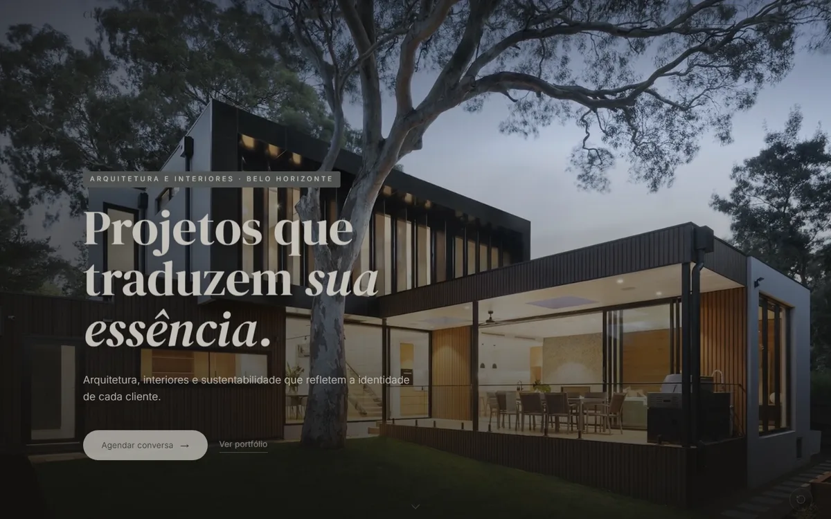 Clara Mendonça Arquitetura, versão para computador